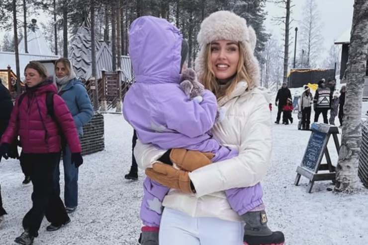 Chiara Ferragni in Lapponia